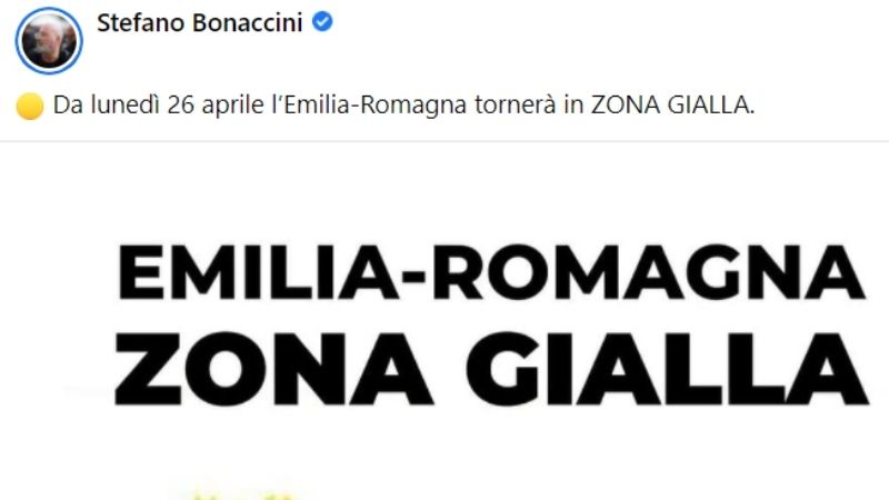 Emilia Romagna in zona gialla dal 26 aprile: cosa cambia per gli acquisti