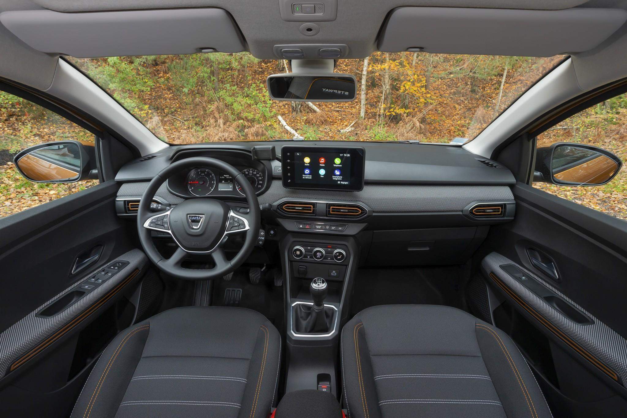 Inside Dacia Sandero Stepway